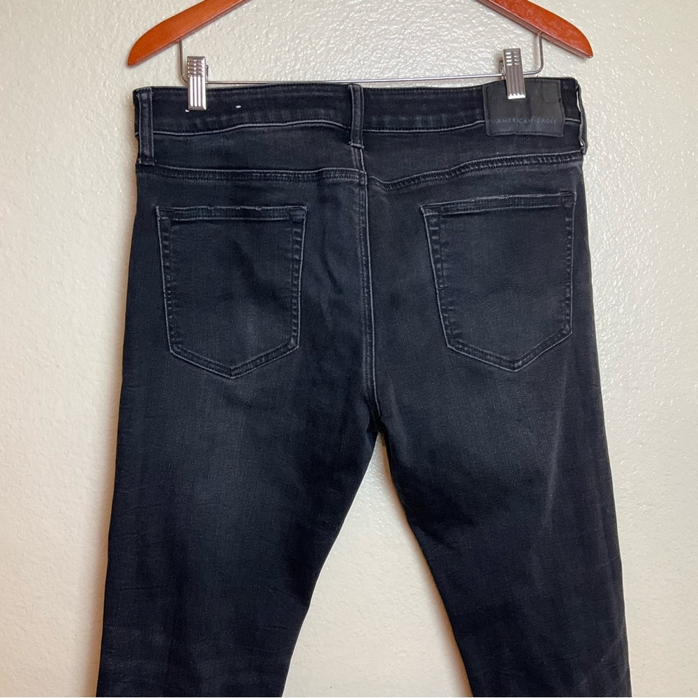 American Eagle Distressed Skinny Jeans SIZE 34x34 - Picture 7 of 11
